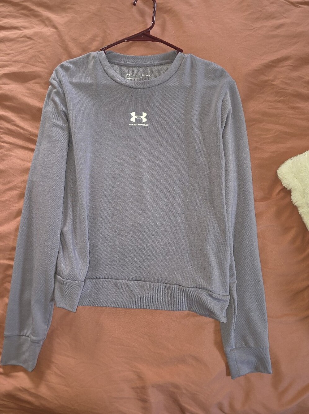 Light Grayish Purple Under Armour Women's Long-Sleeve Crewneck Top Size L